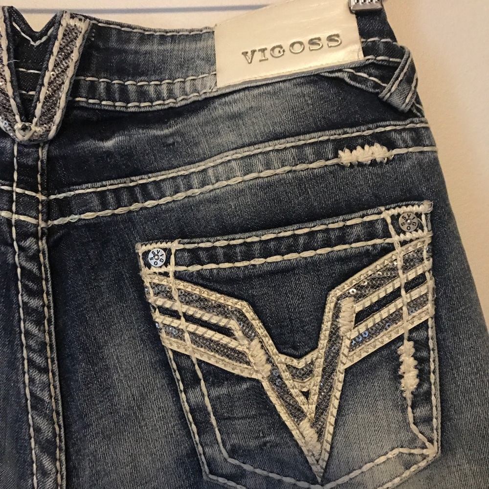 Vigoss size 11/12 capris - lightly distressed